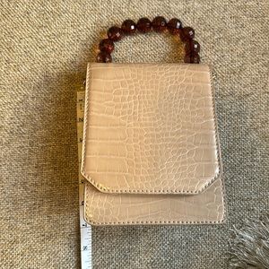 Nude handbag (can be used as a crossbody)